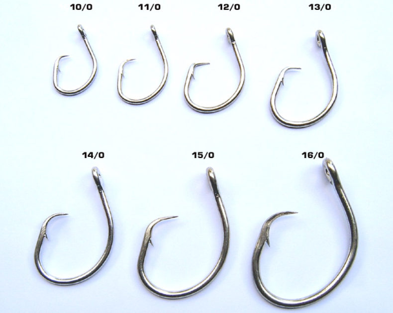 Circle Hooks All Size Range Commercial Net And Tackle Sales