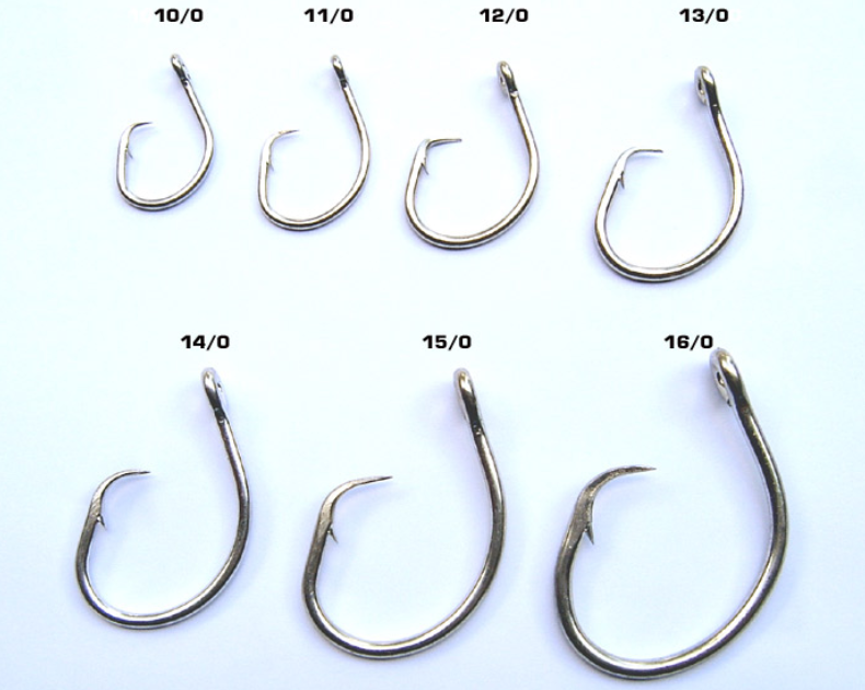 Circle Hooks All Size Range Commercial – Net And Tackle Sales